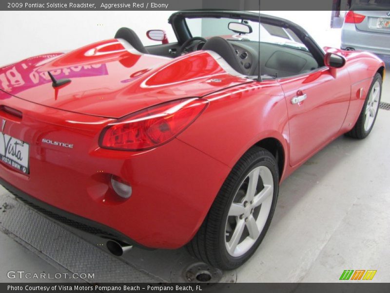 Aggressive Red / Ebony 2009 Pontiac Solstice Roadster