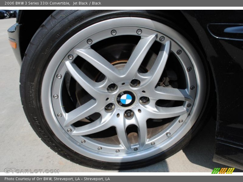 Jet Black / Black 2006 BMW 3 Series 330i Convertible