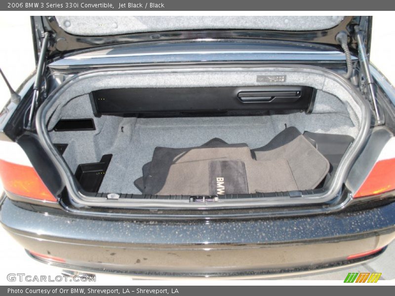 Jet Black / Black 2006 BMW 3 Series 330i Convertible