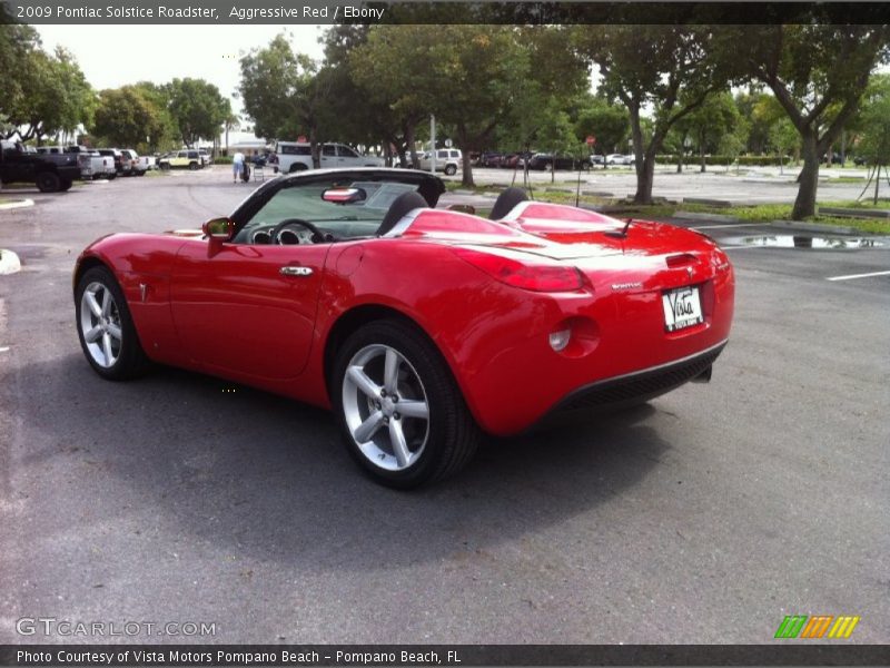 Aggressive Red / Ebony 2009 Pontiac Solstice Roadster