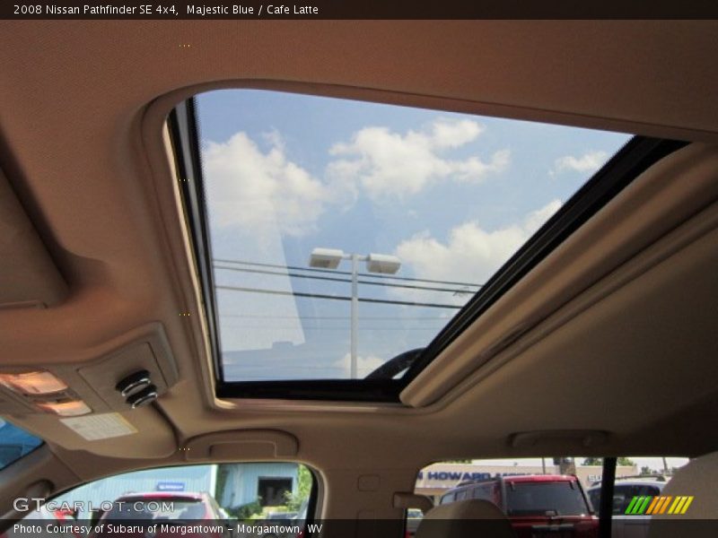 Majestic Blue / Cafe Latte 2008 Nissan Pathfinder SE 4x4