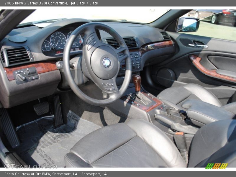 Jet Black / Black 2006 BMW 3 Series 330i Convertible