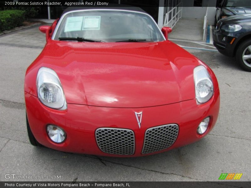 Aggressive Red / Ebony 2009 Pontiac Solstice Roadster
