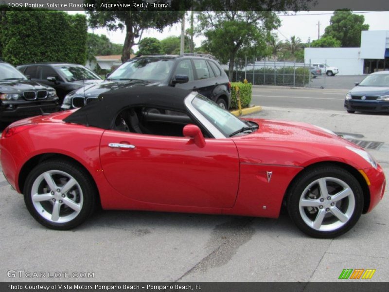 Aggressive Red / Ebony 2009 Pontiac Solstice Roadster
