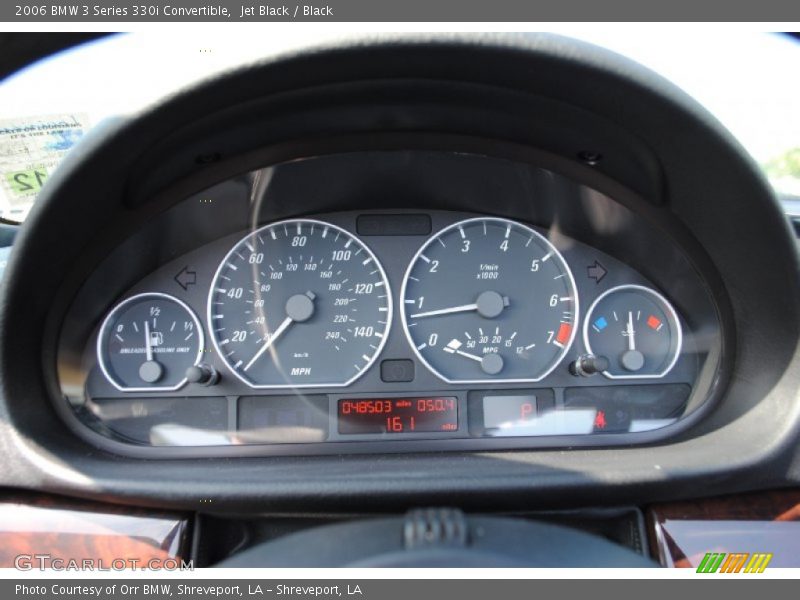 Jet Black / Black 2006 BMW 3 Series 330i Convertible