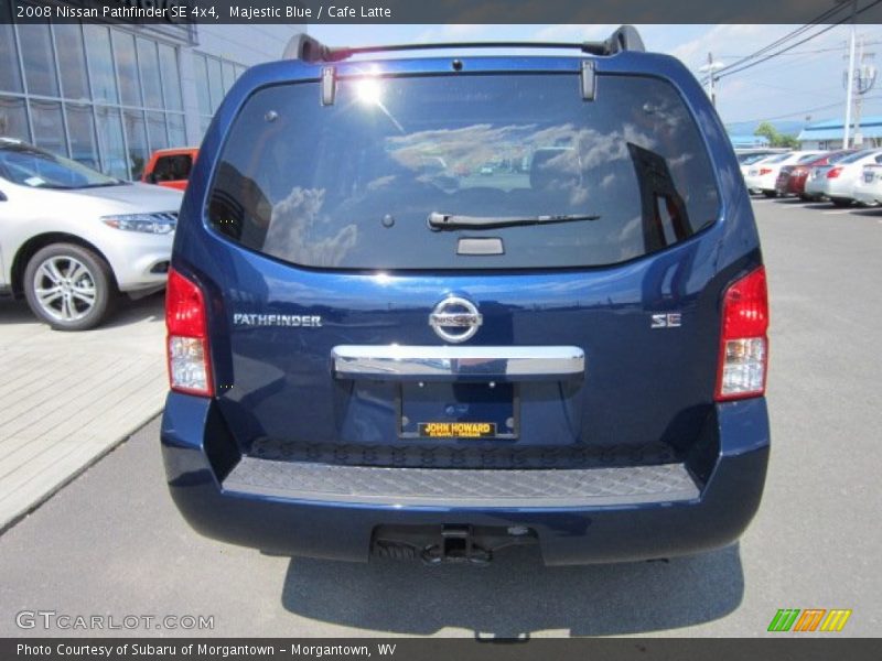 Majestic Blue / Cafe Latte 2008 Nissan Pathfinder SE 4x4