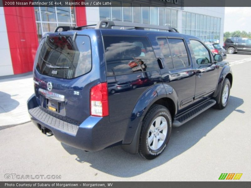 Majestic Blue / Cafe Latte 2008 Nissan Pathfinder SE 4x4