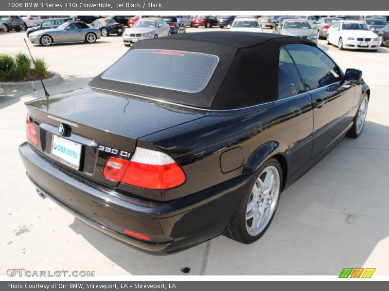 Jet Black / Black 2006 BMW 3 Series 330i Convertible