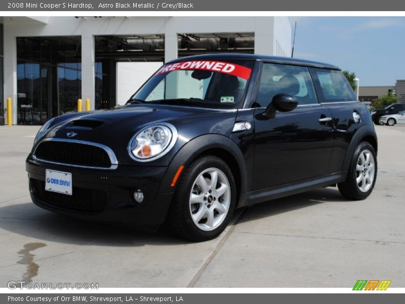 Astro Black Metallic / Grey/Black 2008 Mini Cooper S Hardtop