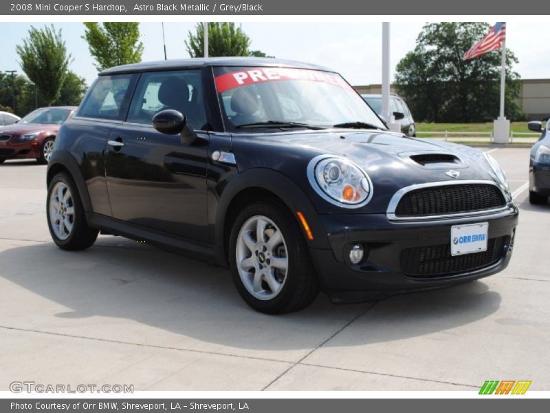 Astro Black Metallic / Grey/Black 2008 Mini Cooper S Hardtop
