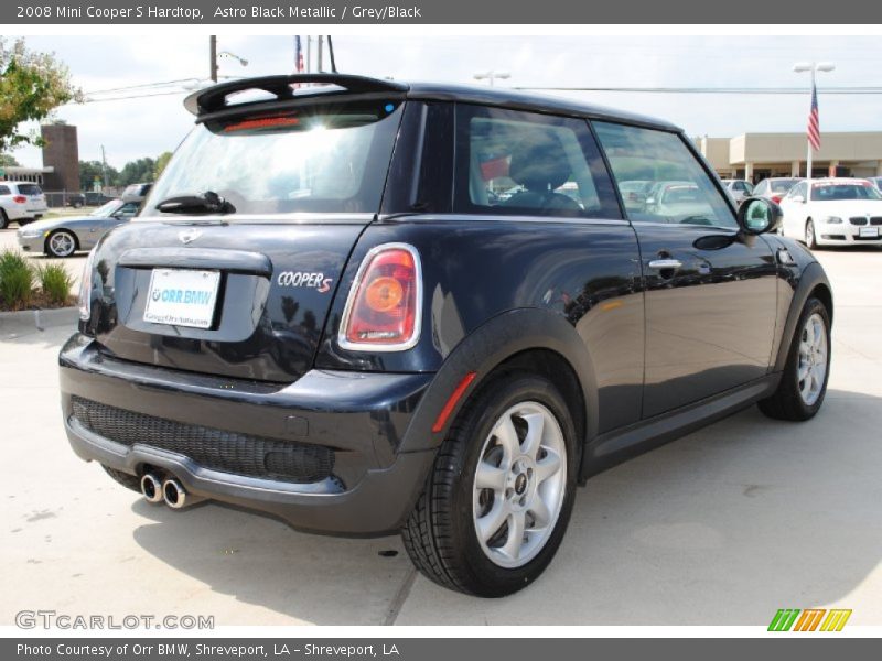 Astro Black Metallic / Grey/Black 2008 Mini Cooper S Hardtop