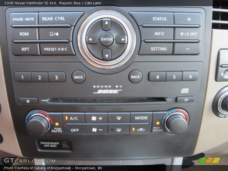 Majestic Blue / Cafe Latte 2008 Nissan Pathfinder SE 4x4