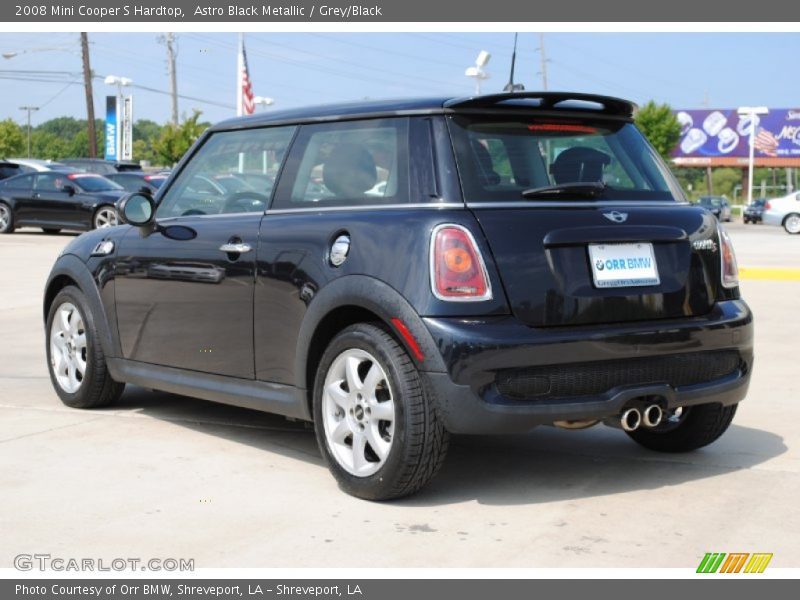 Astro Black Metallic / Grey/Black 2008 Mini Cooper S Hardtop