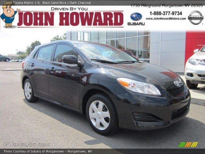 Black Sand Mica / Dark Charcoal 2009 Toyota Matrix 1.8