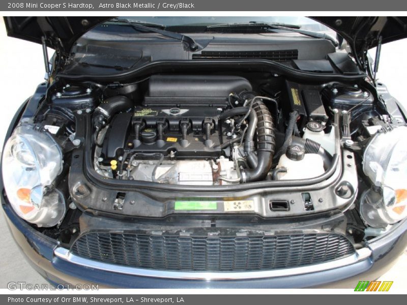 Astro Black Metallic / Grey/Black 2008 Mini Cooper S Hardtop