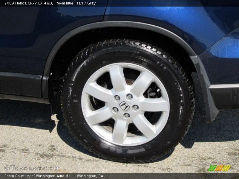 Royal Blue Pearl / Gray 2009 Honda CR-V EX 4WD