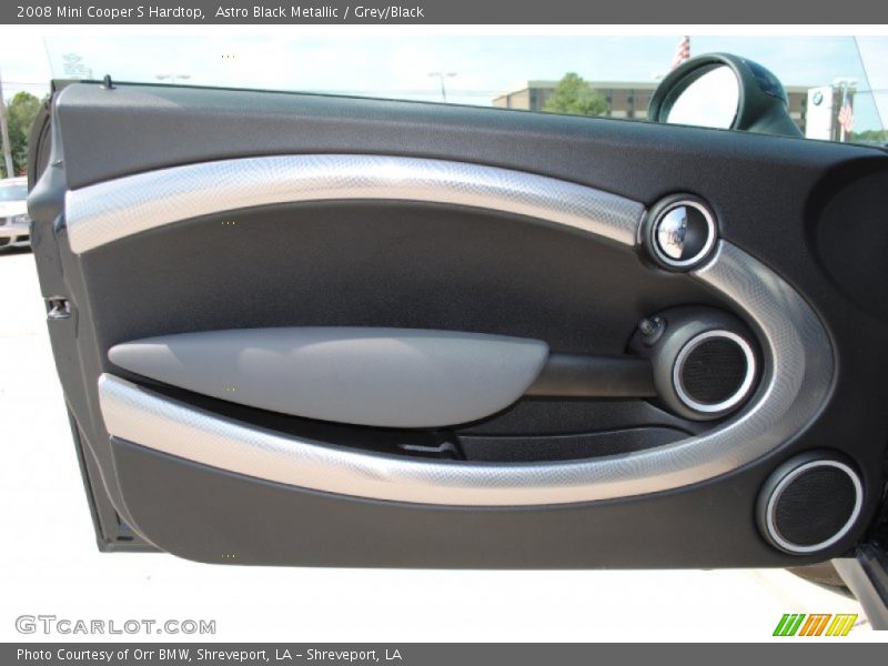 Astro Black Metallic / Grey/Black 2008 Mini Cooper S Hardtop