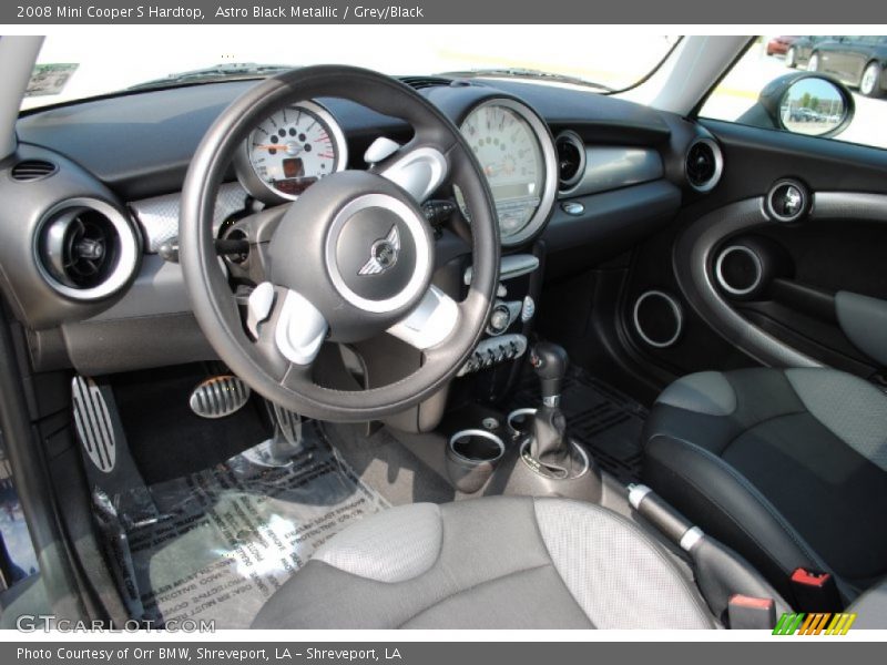 Astro Black Metallic / Grey/Black 2008 Mini Cooper S Hardtop