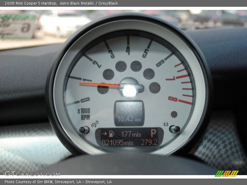 Astro Black Metallic / Grey/Black 2008 Mini Cooper S Hardtop