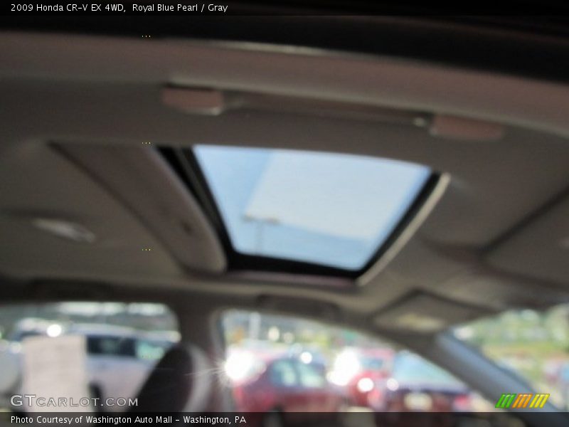 Royal Blue Pearl / Gray 2009 Honda CR-V EX 4WD