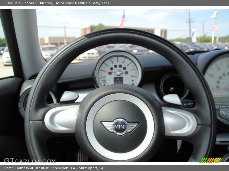 Astro Black Metallic / Grey/Black 2008 Mini Cooper S Hardtop