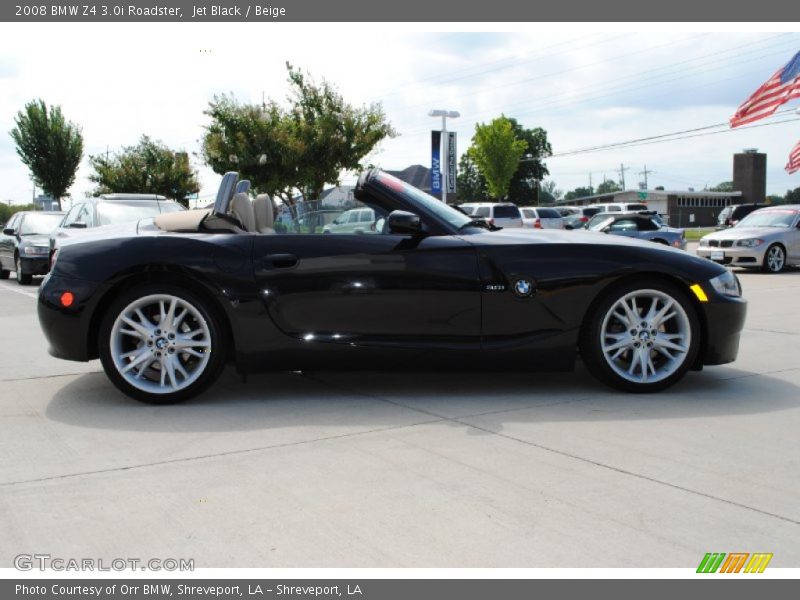 Jet Black / Beige 2008 BMW Z4 3.0i Roadster