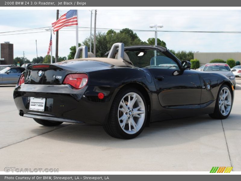 Jet Black / Beige 2008 BMW Z4 3.0i Roadster