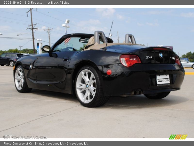 Jet Black / Beige 2008 BMW Z4 3.0i Roadster