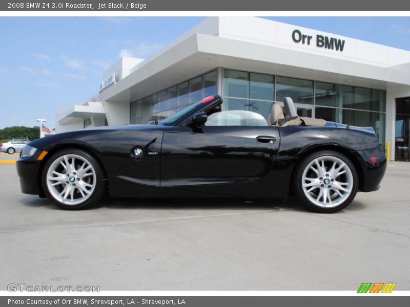 Jet Black / Beige 2008 BMW Z4 3.0i Roadster