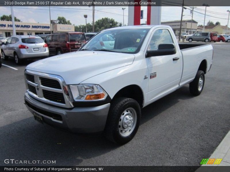 Bright White / Dark Slate/Medium Graystone 2010 Dodge Ram 2500 ST Regular Cab 4x4