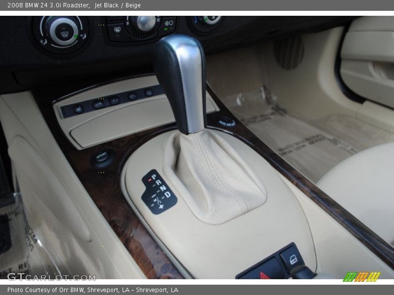Jet Black / Beige 2008 BMW Z4 3.0i Roadster