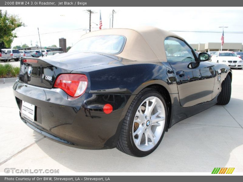 Jet Black / Beige 2008 BMW Z4 3.0i Roadster