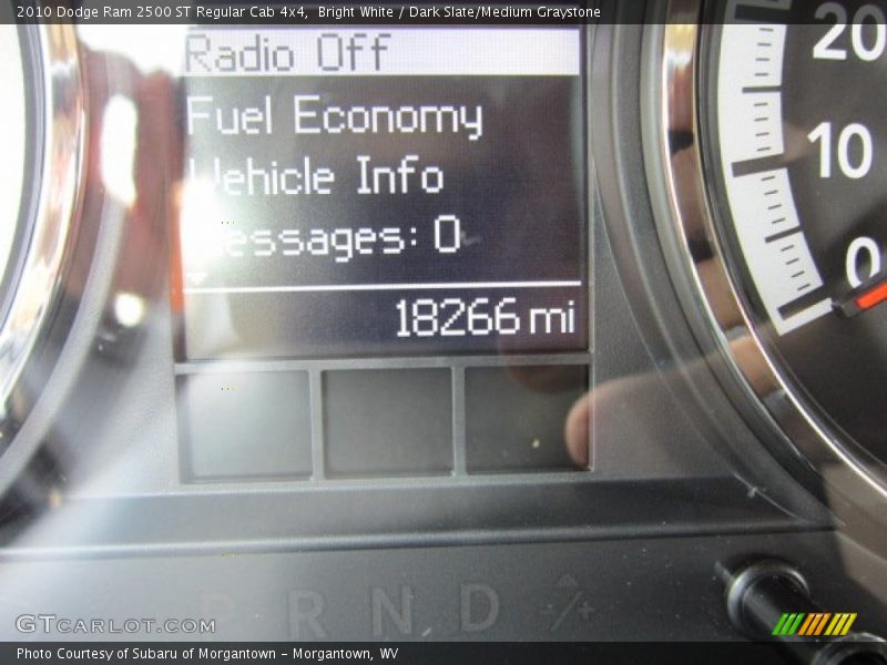 Bright White / Dark Slate/Medium Graystone 2010 Dodge Ram 2500 ST Regular Cab 4x4