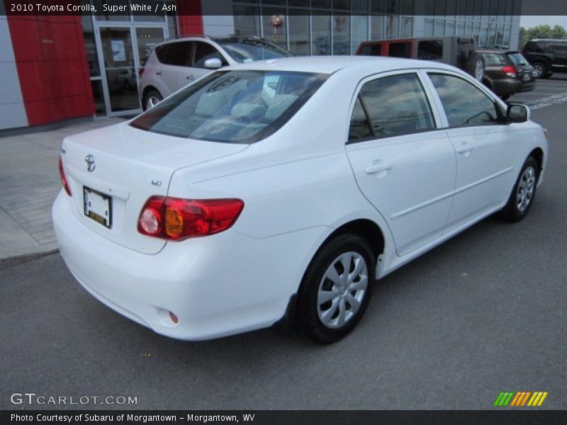 Super White / Ash 2010 Toyota Corolla