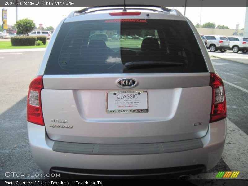 Fine Silver / Gray 2007 Kia Rondo LX