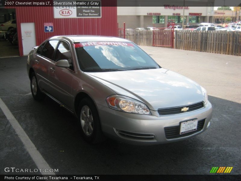 Silverstone Metallic / Gray 2007 Chevrolet Impala LT