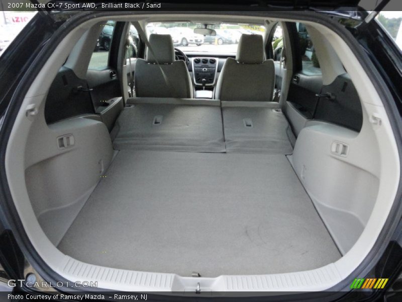 Brilliant Black / Sand 2007 Mazda CX-7 Sport AWD