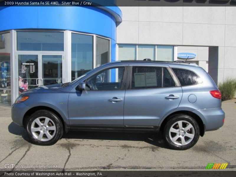  2009 Santa Fe SE 4WD Silver Blue