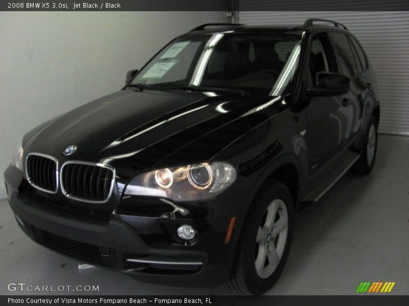 Jet Black / Black 2008 BMW X5 3.0si