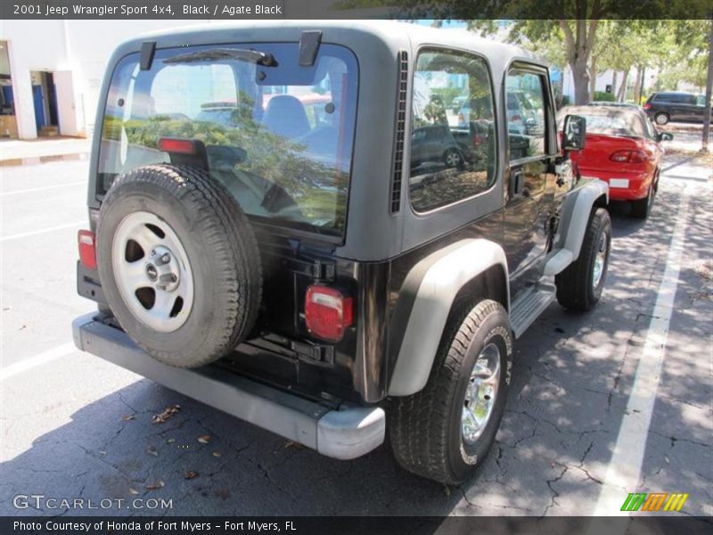 Black / Agate Black 2001 Jeep Wrangler Sport 4x4