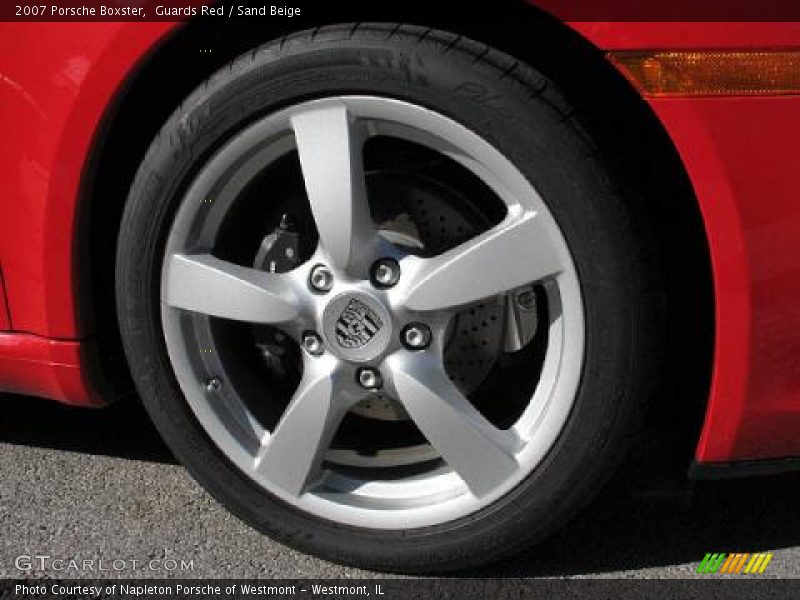 Guards Red / Sand Beige 2007 Porsche Boxster