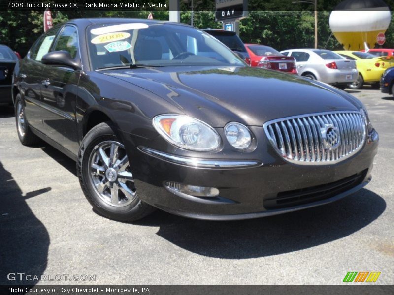 Dark Mocha Metallic / Neutral 2008 Buick LaCrosse CX