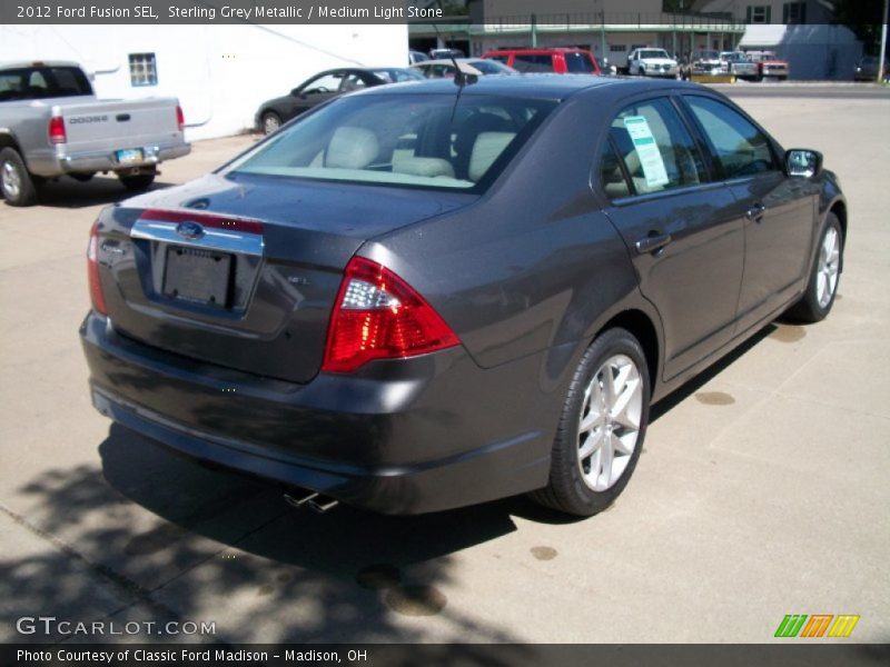 Sterling Grey Metallic / Medium Light Stone 2012 Ford Fusion SEL