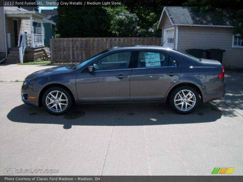 Sterling Grey Metallic / Medium Light Stone 2012 Ford Fusion SEL