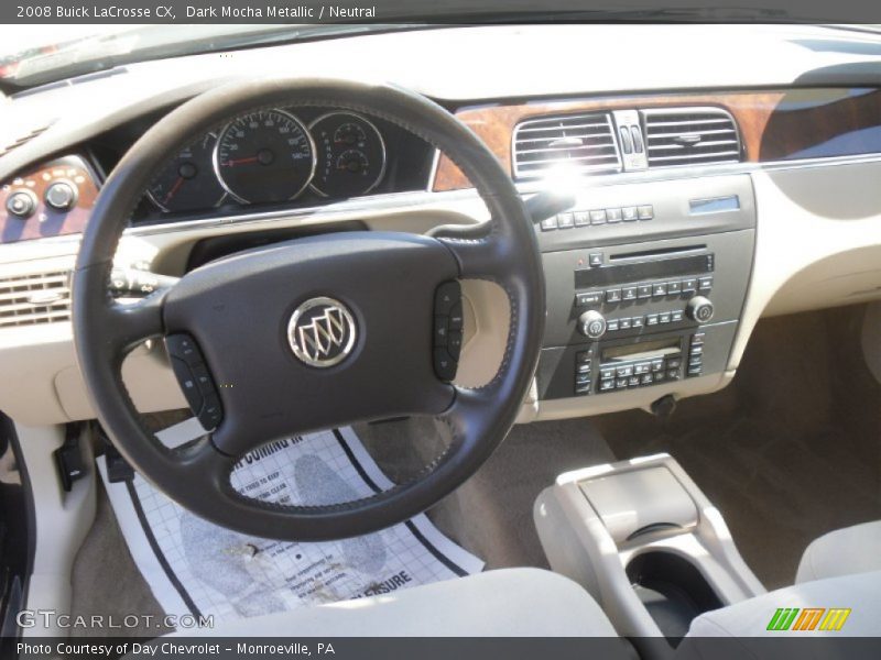 Dark Mocha Metallic / Neutral 2008 Buick LaCrosse CX