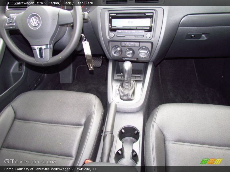 Black / Titan Black 2012 Volkswagen Jetta SE Sedan