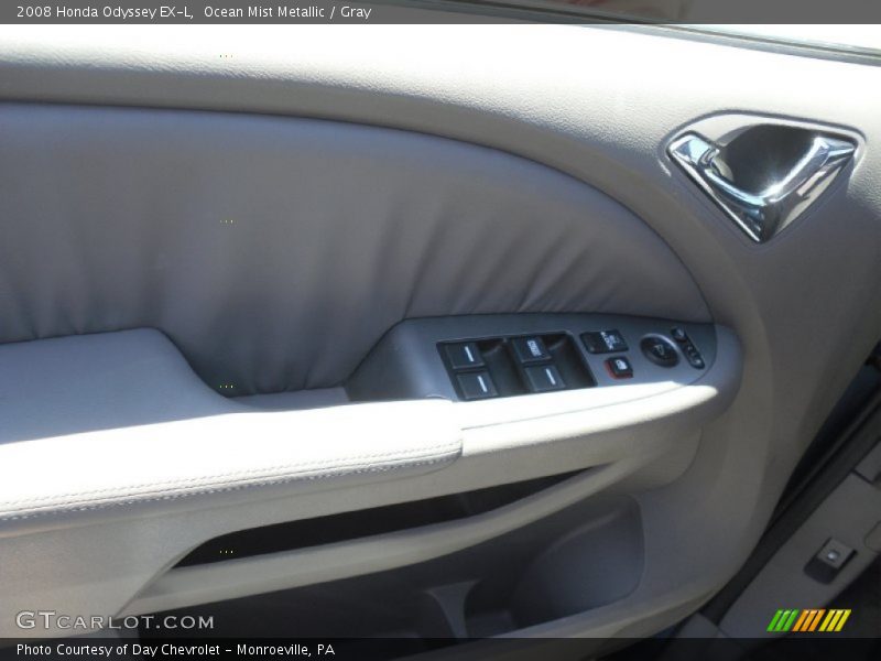 Ocean Mist Metallic / Gray 2008 Honda Odyssey EX-L