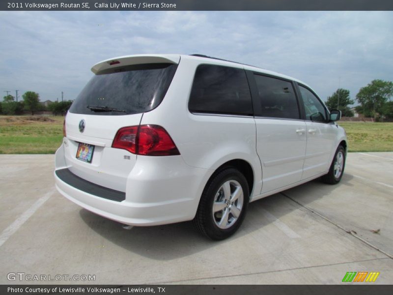Calla Lily White / Sierra Stone 2011 Volkswagen Routan SE