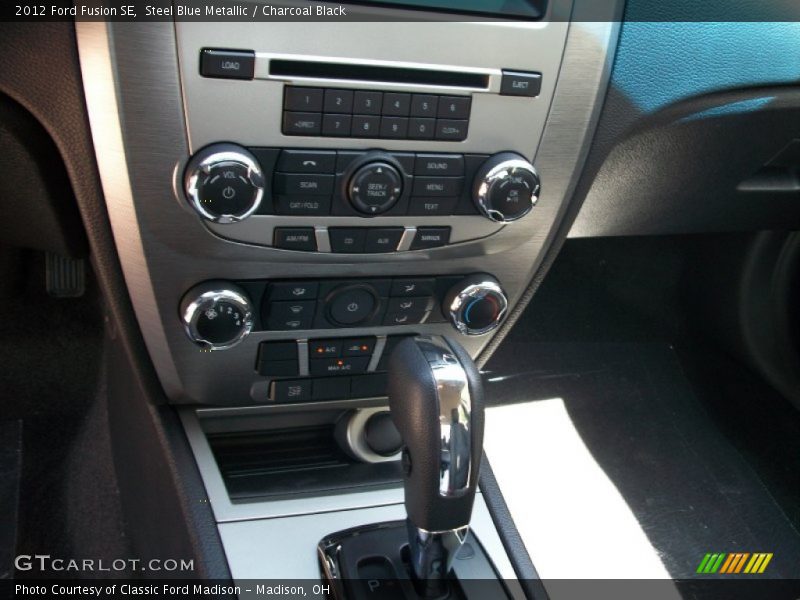 Steel Blue Metallic / Charcoal Black 2012 Ford Fusion SE
