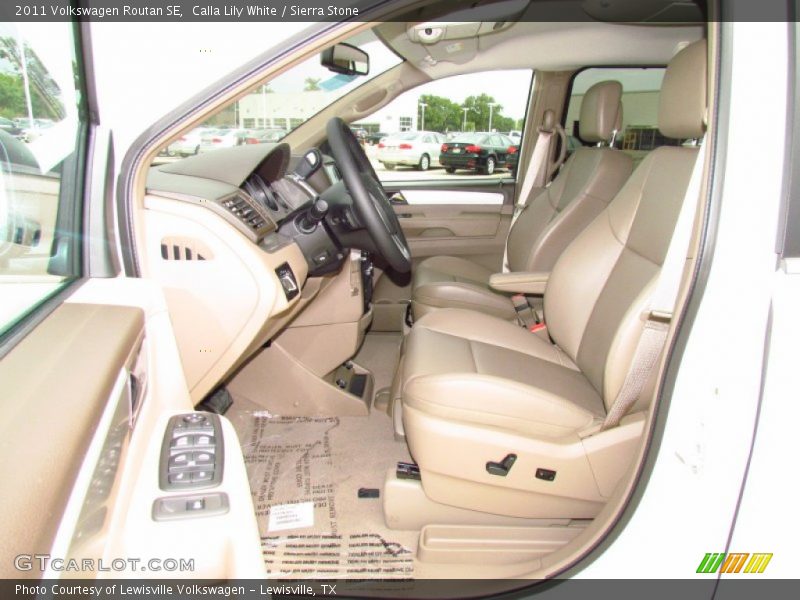 Calla Lily White / Sierra Stone 2011 Volkswagen Routan SE